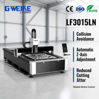 Machine de découpe laser pour tôles métalliques de 1500W 3015, épaisseur 10mm, fibre numérique AI 3 axes CNC haute vitesse automatique 12mm