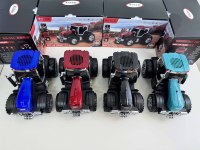 Altavoz Karaoke Mini Inalámbrico Portátil WS-560 de 12W y 1800mAh con Diseño de Tractor, Bluetooth, Radio FM, USB, AUX, TWS y Ranura para Tarjeta TF