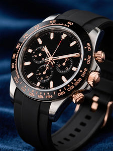 男性用腕時計オリジナルデザイナー有名ブランドオールステンレス鋼バンド防水高級手首男性用機械時計 - Product Image 3