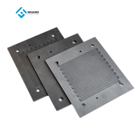 Plaque en graphite pour système de chauffage solaire à pile à combustible PEM, plaque bipolaire en graphite carbone