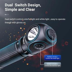 600 Lumens Super Bright Rechargeable Aluminum Alloy <b>LED</b> Headlamp 90 Degree Right Angle <b>Flashlight</b> Magnetic Base Waterproof - Product Image 4