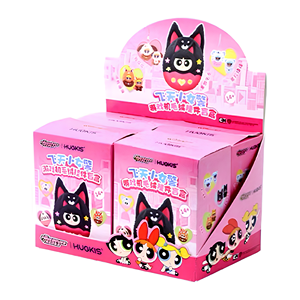 Autentico Ciondolo in Vinile della Console di Gioco delle Powerpuff Girls, Trendy Carta da Appendere, Regalo in Scatola Sorpresa - Product Image 1
