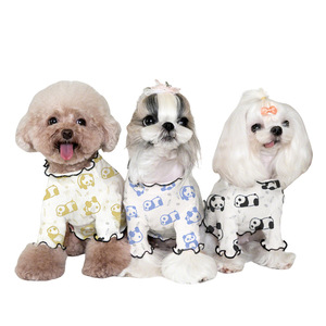 Nueva Ropa de Verano y Primavera para Mascotas, Camiseta de Dos Patas de Seda Helada para Perros, Ligera y Transpirable para Cachorros Adorables, Venta al por Mayor - Product Image 4