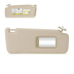 Pare-soleil 74310-35B01-E1 beige arrière pour Toyota 4Runner avec miroir et surpiqûres - Product Image 2