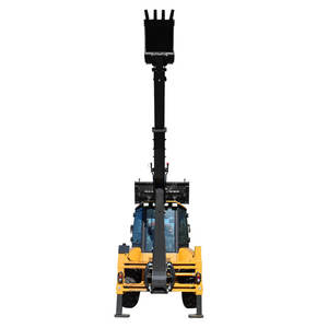 Precio de Fábrica, Retroexcavadora 4x4 de 85kW Diésel con Certificación CE, Cucharón Frontal de 1m3, Cargadora Agrícola - Product Image 2