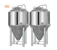 300L 500L 1000L Équipement de fermentation à usage domestique pour le brassage de la bière