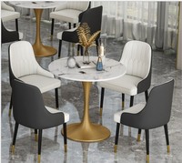 Ensemble de Tables et chaises de salle à manger, mobilier de luxe, nouveau style nordique, produit directement d'usine,