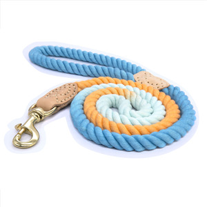 Bán Buôn Đầy Màu Sắc Tie Dye Ombr Nhiệm Vụ Nặng Nề Vật Nuôi Sang Trọng Trượt Ngựa Dẫn Dây Biểu Tượng Tùy Chỉnh Leo Núi Bông Mạnh Mẽ Con Chó Dây Xích - Product Image 3