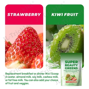 ผงซุปเปอร์กรีนส์ OEM คอลลาเจนบิวตี้ พร้อมเอนไซม์ย่อยอาหารและโปรไบโอติกส์  ซูเปอร์ฟู้ดเพื่อสุขภาพ - Product Image 3