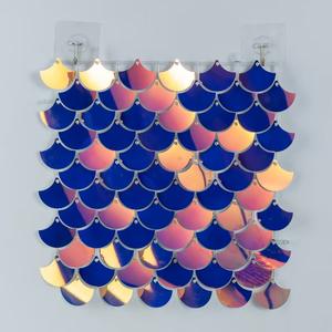 <span class=keywords><strong>Mur</strong></span> scintillant carré en sequins colorés pour décoration extérieure, panneaux 4D, fond en sequins, logo personnalisé, décoration de fête avec ballons - Product Image 3