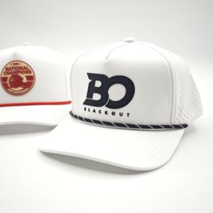 Casquettes de baseball et de golf unisexes de haute qualité, personnalisées, à 5 panneaux, en tissu Dobby Dot, imperméables et performantes - Product Image 6