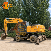 Высокоэффективный гусеничный экскаватор Hyundai 210W-7 с ковшом 0,92 м, 21 тонна, б/у, для строительной компании