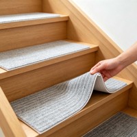 Tapis d'escalier silencieux auto-adhésif insonorisant de haute qualité pour usage commercial – Vente en gros