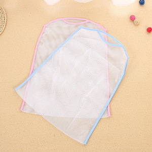 Pillow Drying Net <b>Rectangular</b> Polyester Windproof Hanging For Outdoor Pillows <b>Cushions</b> Blue Pink White Edging - Product Image 1