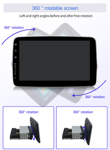 Autoradio Android 9 pouces rotatif 1 DIN 2+64G, stéréo de voiture Android simple DIN avec CarPlay & Android Auto GPS WIFI - Product Image 6