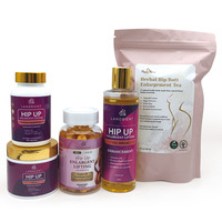 Set para Aumento de Glúteos Bum Bigger, Crema Herbal Orgánica Aguaje Ultimate Maca para Aumento de Cadera y Glúteos, Levantamiento y Mejora de Glúteos