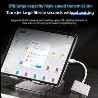 Lecteurs de cartes, lecteur de cartes SD, lecteur de cartes Type C, lecteur de cartes OTG, lecteur de cartes SD TF, station d'accueil USB 4 en 1, lecteur de cartes USB, station d'accueil USB