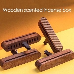 Luxury Aroma Wood <strong>Diffuser</strong> Solid Perfume Gift Wooden Car Perfume <strong>Vent</strong> <strong>Clip</strong> Long Lasting Car Exhaust <strong>Clip</strong> Air Freshener - Product Image 6