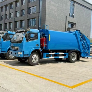 CLW 4X2 Compress Garbage Truck 7cbm Rear Loading Disposal Refuse <b>Waste</b> Compactor Garbage Truck - Product Image 6