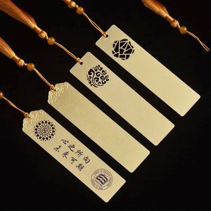 High Quality Stainless Steel Brass Metal Crafts Wholesale <b>Bookmarks</b> with Customised logo - Product Image 5