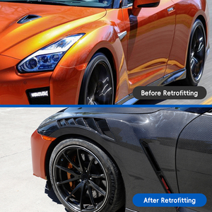 Kit de carrocería para Nissan GT-R 2009-2015, modificación de parachoques delantero, panel de fibra de carbono, entrada de aire, guardabarros. - Product Image 2