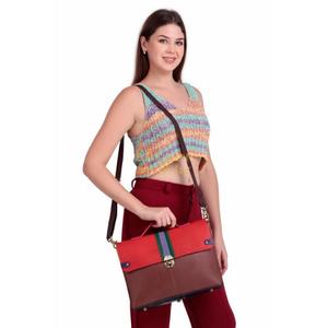 Bandolera de guitarra de cuero de gran capacidad Vintage clásica para mujer, bandolera multiestampado para mujer, correas anchas, cremallera de moda - Product Image 1