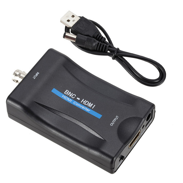 Hot Selling 720P 1080P BNC Female to HDMI Video Converter BNC to HDMI Adapter for HDTV Monitor Security Camera CCTV VCR DVRs