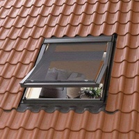 Ventana de Techo Vertical Fija Moderna de Aluminio con Vidrio Aislante para Sala de Estar, Terraza, Proyectos de Villas