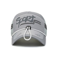 Gorra de camionero de malla transpirable con estampado de moda, gorra de béisbol deportiva ajustable de secado rápido con protección solar