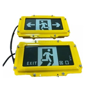 Lumière indicatrice d'évacuation anti-explosion, panneau de sortie de secours LED T6 3.7V Nema 4X GBD8050SM - Product Image 2