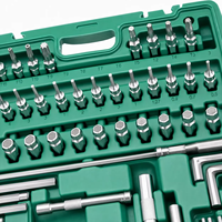 Jeu de clés à douilles Elehand de 172 pièces avec poignée à cliquet, kit d'outils en acier CRV avec coffret moulé par soufflage pour la réparation automobile et l'atelier