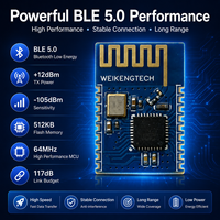 Module de contrôle sans fil BLE ODM, modules sans fil BLE 5.0 avec certifications FCC, IC, CE, Telec, KC, SRRC pour appareils IoT de maison intelligente
