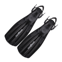Sirip Renang DIVESTAR Model Terbaru Logo Kustom Tali Pengikat Dapat Disesuaikan Berbagai Warna Sirip Freediving Diving untuk Dewasa