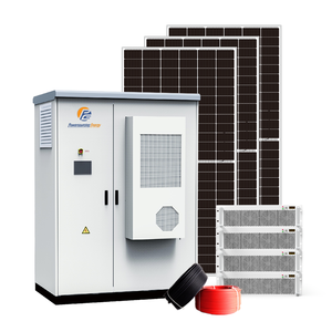 Système d'énergie solaire hors réseau Czpowersourcing 50KW 100KW 500KW, panneaux solaires avec batterie et onduleur, système de stockage d'énergie solaire hybride - Product Image 2