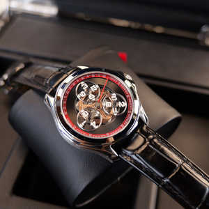 Personalisiertes Logo klassische luxuriose mechanische Herren-Automatikuhr Wandering Hours <b>Watch</b> Customized Manufacturer OEM ODM - Product Image 2