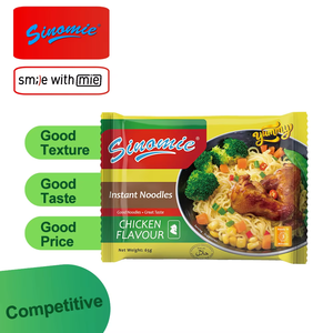 Noodles Istantanei al Pollo e Cipolla SINOMIE, Deliziosi e Popolari, 70g, Halal, OEM, Distribuzione Mondiale - Product Image 1