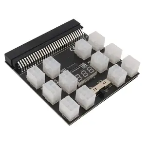 Netzteil Breakout Board Adapter DPS-800GB ein Netzteil Breakout Board 12 Ports ATX 6 Pin 1200W