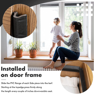 Strisce sigillanti in schiuma PU per porte <span class=keywords><strong>scorrevoli</strong></span> all'ingrosso, guarnizioni per armadi e protezioni per mobili - Product Image 6