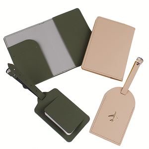 Estuche de Viaje Delgado de Lujo con Bloqueo RFID, Impermeable, para Pasaporte, con Etiqueta para Equipaje, Funda de Cuero PU, Cartera con Cadena, Minimalista para Mujer - Product Image 6