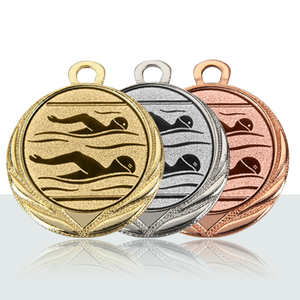 Medaglia di Nuoto ME63 Set oro-argento-bronzo - Product Image 1