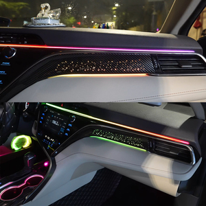 Kit d'éclairage ambiant arc-en-ciel à 64 couleurs pour Toyota Camry 2018-2023, accessoires d'éclairage LED intérieur - Product Image 4