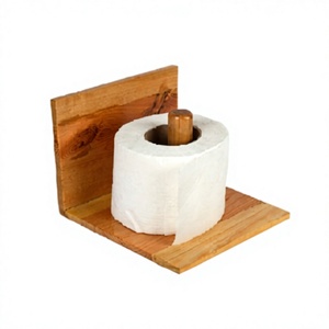 B.S. INTERNATIONAL American Style Customized Shape Wooden Handmade Eco-friendly <b>Wall</b>-<b>Mounted</b> Convenient Napkin Holder Tissue Box - Product Image 3
