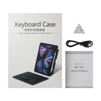 Penutup Keyboard Bluetooth Antarmuka USB untuk Samsung Galaxy Tab S9 Ultra 14.6 2023 Bahasa Inggris Baru Tablet Laptop Combo RGB Backlit