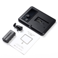 Lampe LED ultra-mince WY-160C à lumière continue pour studio vidéo P120C 3300K~5600K, luminosité 13W DC4.5-16V pour caméra DV et caméscope