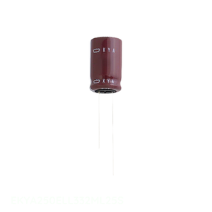 Condensateur EKYA250ELL332ML25S CAP ALUM 3300UF 20% 25V RADIAL à trou traversant 3300 uF - Product Image 1