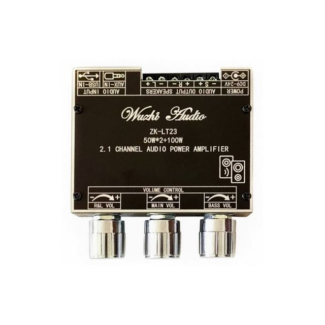 ZK-LT23 Audio Power Amplifier Board Subwoofer 50W+50W+100W 2.1 Sound Channel