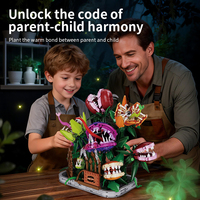 Offre Spéciale : Ensemble de Blocs de Construction en Plastique Série Fleur Cannibale Fantasy Explore, Briques Magiques Manoir Bonsaï, Jouets pour Enfants, Cadeaux