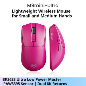 EWEADN M9 <span class=keywords><strong>Mouse</strong></span> Gaming nirkabel 2024 DPI, <span class=keywords><strong>Mouse</strong></span> Gaming nirkabel Mini berkabel/24G/tri-mode PAW3395 ringan - Product Image 2
