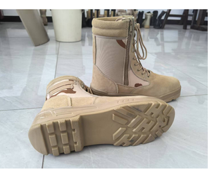 Botas de Desierto Camufladas TSB09 DFB0117 Personalizadas OEM ODM OBM Ligeras Transpirables de Verano con Cremallera Lateral y Empeine de Gamuza Inyectado DMS - Product Image 3
