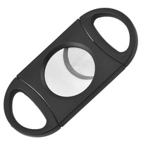 Coupe-cigares carré manuel double guillotine en plastique de qualité supérieure avec lames en acier inoxydable, accessoire portable pour cigares de calibre 66